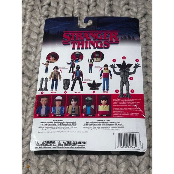 Bandai Stranger Things Lucas 4 Inch Action Figure - Picture 7 of 7